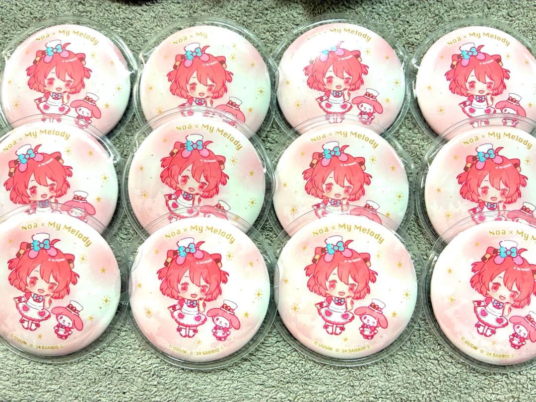 Emmy　カラフルピーチ　のあ　サンリオ　コラボ　缶バッチ　12個