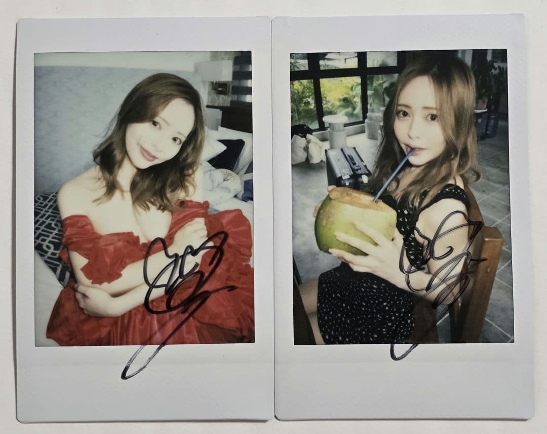 小倉由菜 サイン入り チェキセット