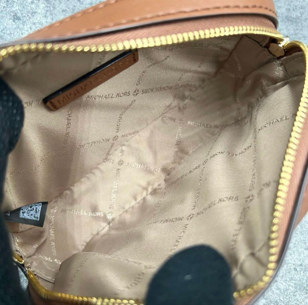 ✨極美品✨マイケルコース　ジェットセット　ショルダーバッグ ボディバッグ　茶