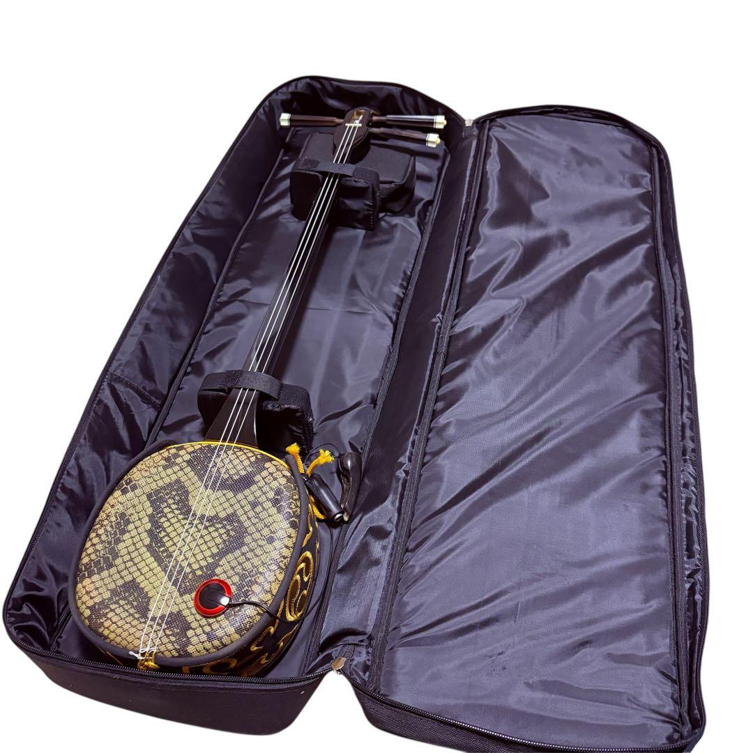 【ケース/付属品多数】 美品 三味線 琉球 楽器 入門 初心者