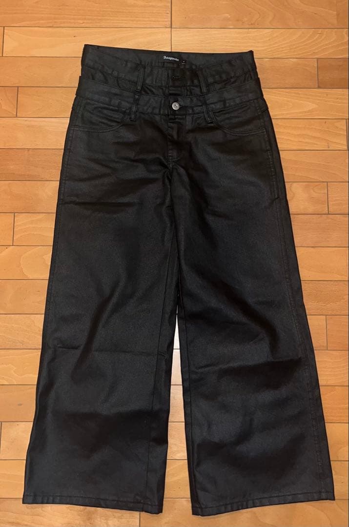 asapmode Waxed Stacked Pants 値下げ⭕️