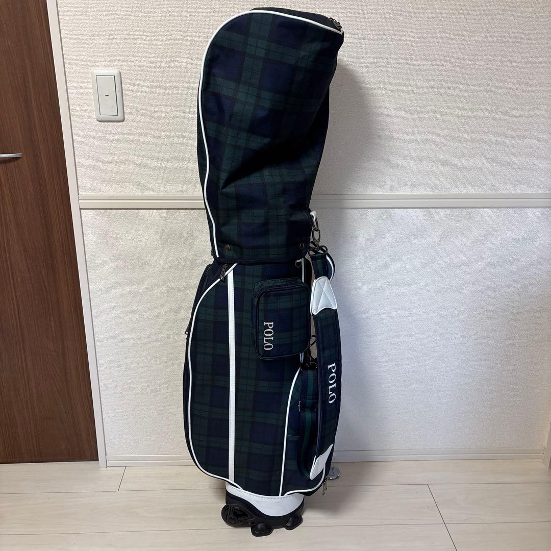 POLO GOLFポロゴルフ キャディバッグ キャスター付き ラルフローレン