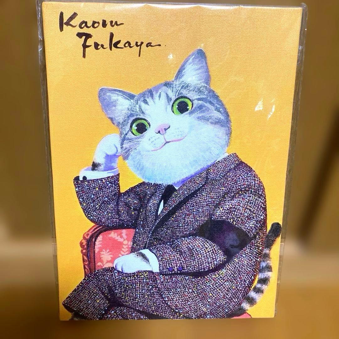 夜廻り猫　深谷かほる直筆サイン入り　原画パネル