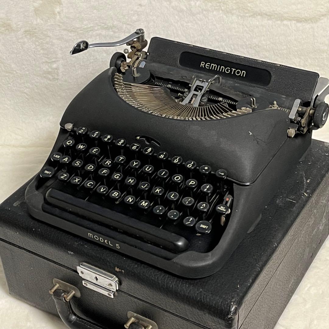 アンティーク　タイプライター　REMINGTON MODEL 5 レミントン社製