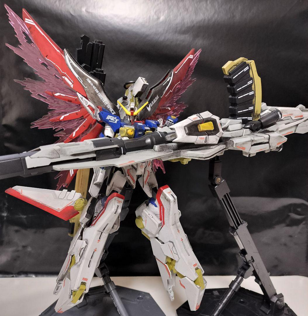 HG 1/144　ディスティニーガンダム　 ゼウスシルエット　ウェザリング完成品