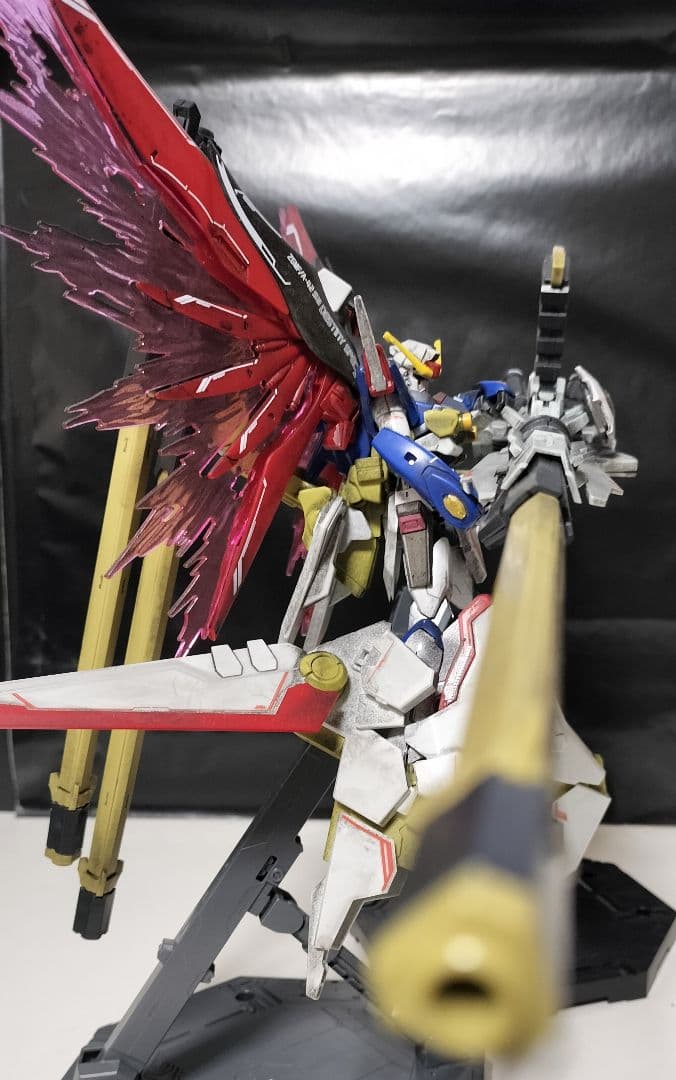 HG 1/144　ディスティニーガンダム　 ゼウスシルエット　ウェザリング完成品