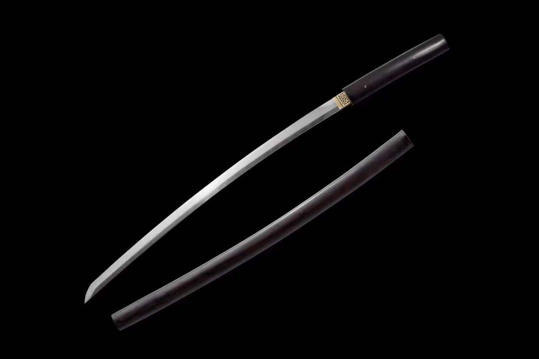 黒檀天梯居合刀  古兵器 武具　刀装具　日本刀　模造刀 居合刀