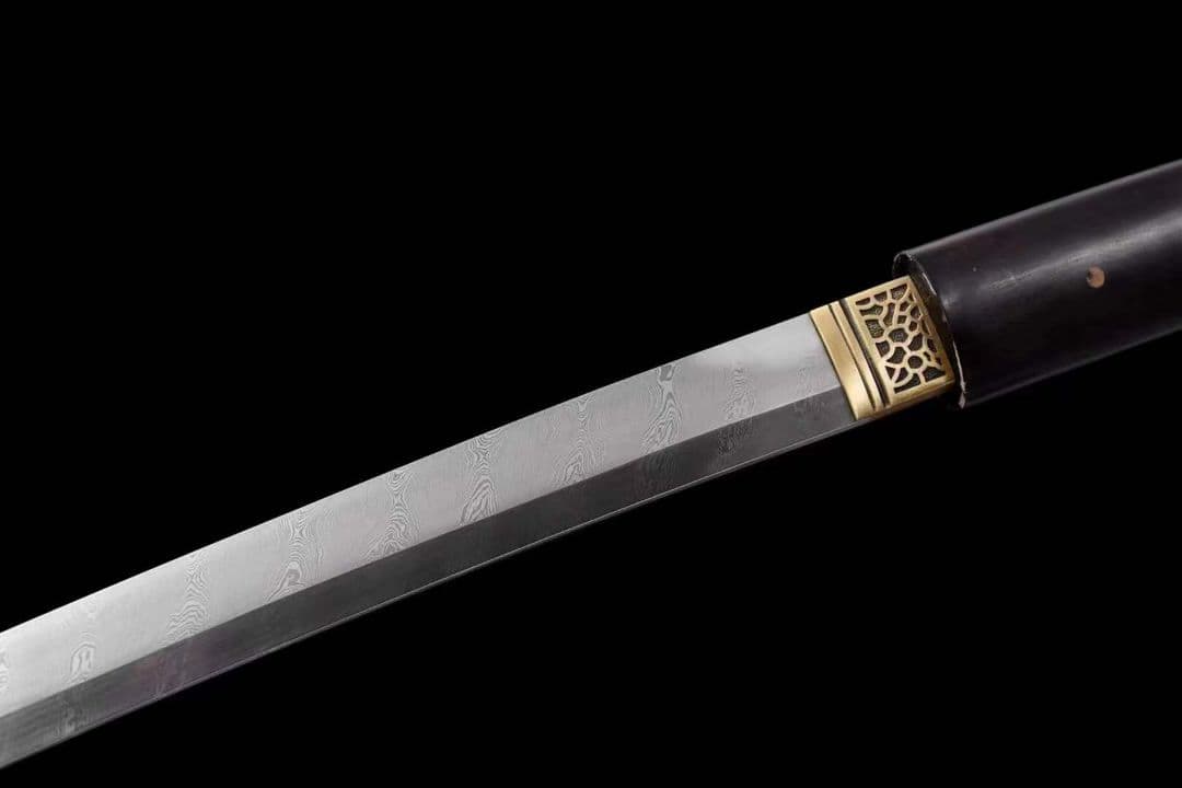 黒檀天梯居合刀  古兵器 武具　刀装具　日本刀　模造刀 居合刀
