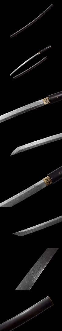 黒檀天梯居合刀  古兵器 武具　刀装具　日本刀　模造刀 居合刀