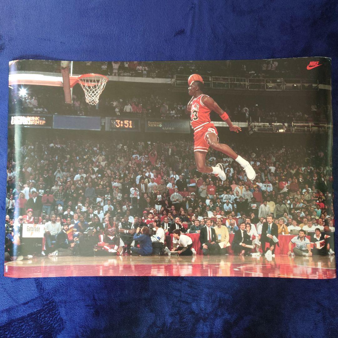 マイケルジョーダン　ダンクコンテスト　シカゴブルズ　NBA　ポスター