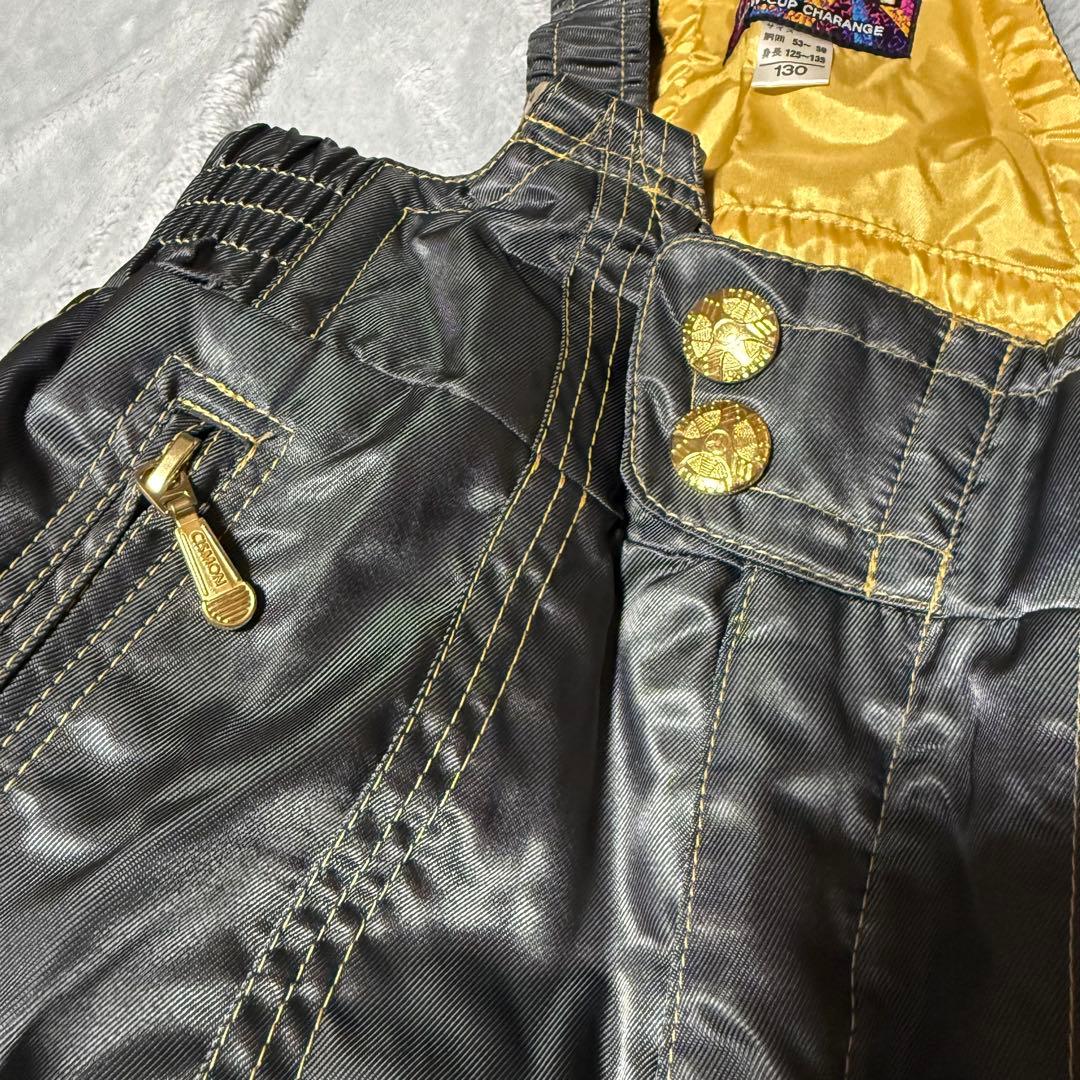 CISMON スキーウェア 上下セット 130 未使用タグ付き グレー パープル