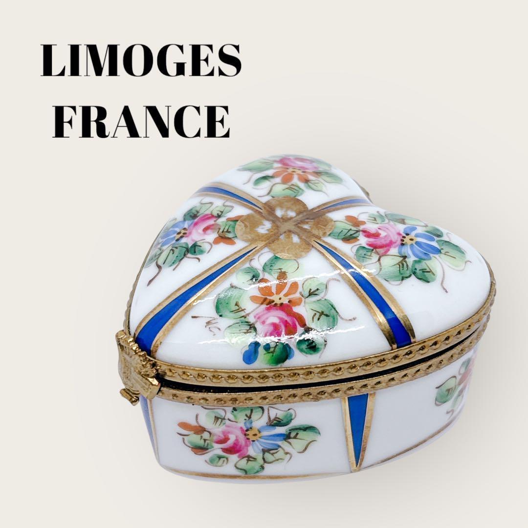 アンジェラママ様　LIMOGES リモージュ ハート型陶器ボックス プレゼント
