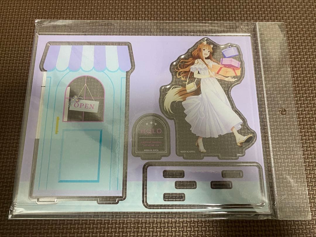 狼と香辛料 オンライン ドロードローくじ B賞 B-2 ホロ アクリルジオラマ