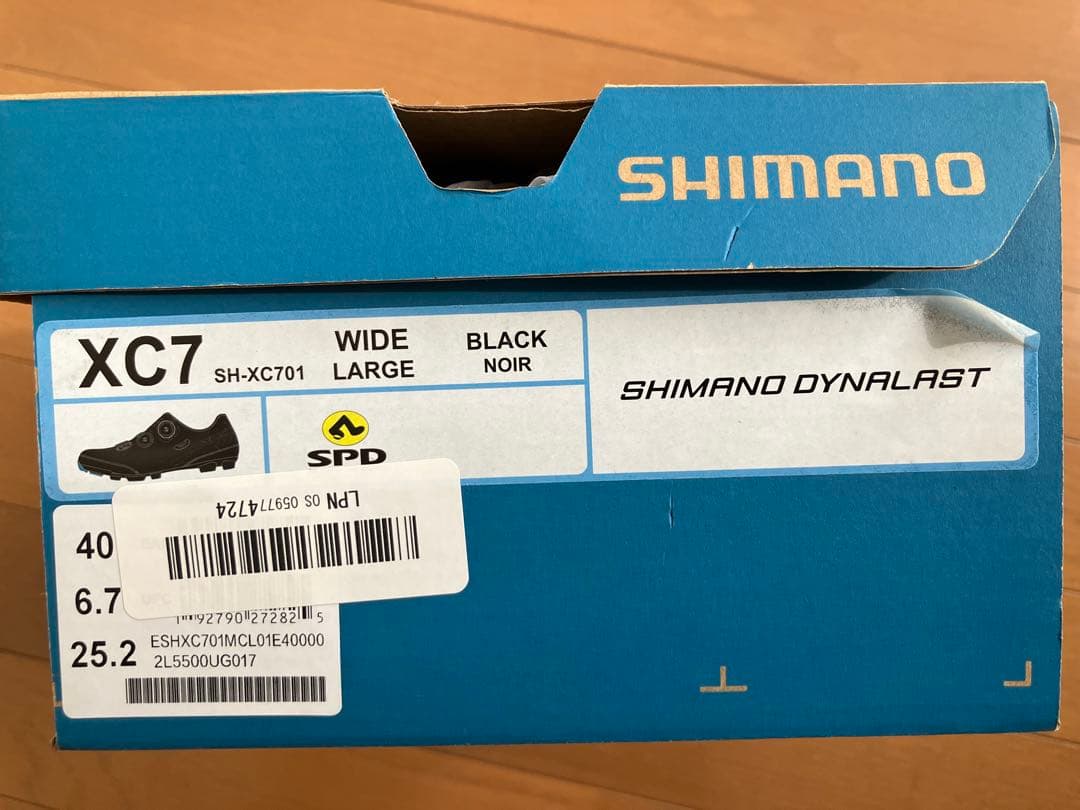 未使用品シマノSPD XC7 SH-XC701 25.2cm