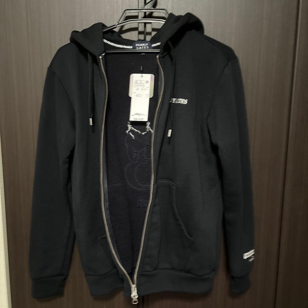 パーリーゲイツ　限定　プーさん パーカー　新品未使用　タグ付き　黒サイズ1