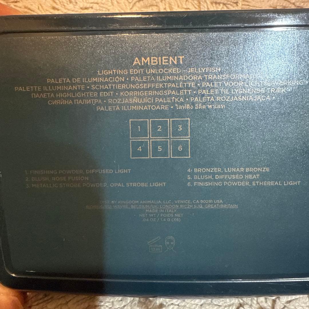 マーブル6色チークパレット jellyfish