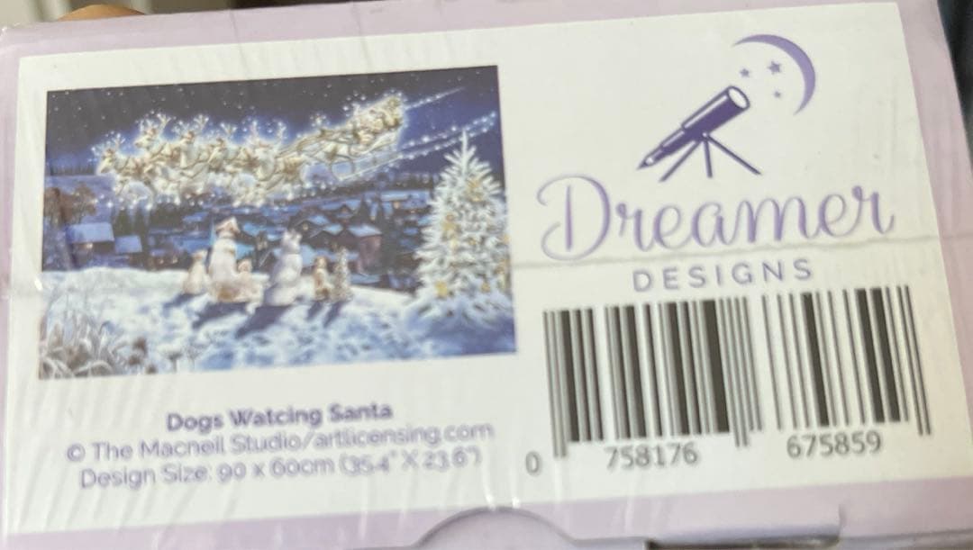 ドリーマーデザインズ Dogs Watching Santa