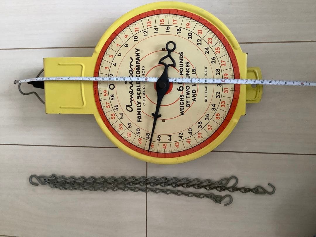アンティーク　アメリカンファミリースケール社　ハンギングスケール