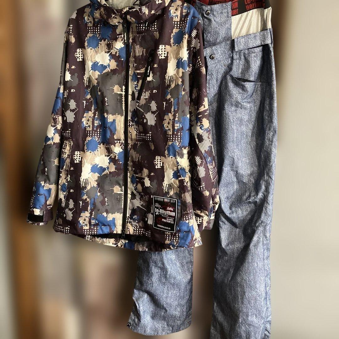 le-rhythm スノーウエア　メンズ　大きいサイズ　スノボ　スキー　雪遊び