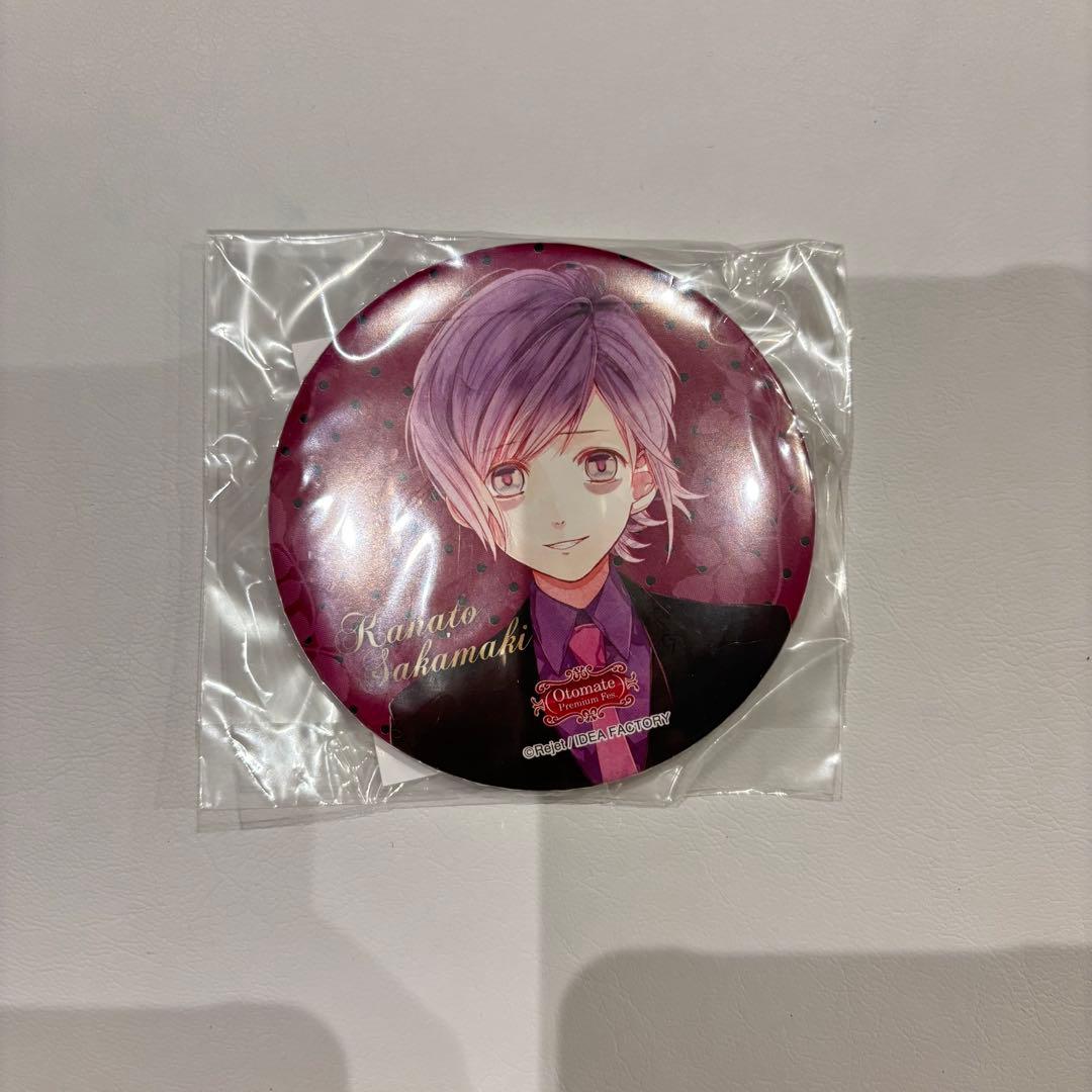 DIABOLIKLOVERS 逆巻カナト 缶バッジ オトメイト キャラポップ