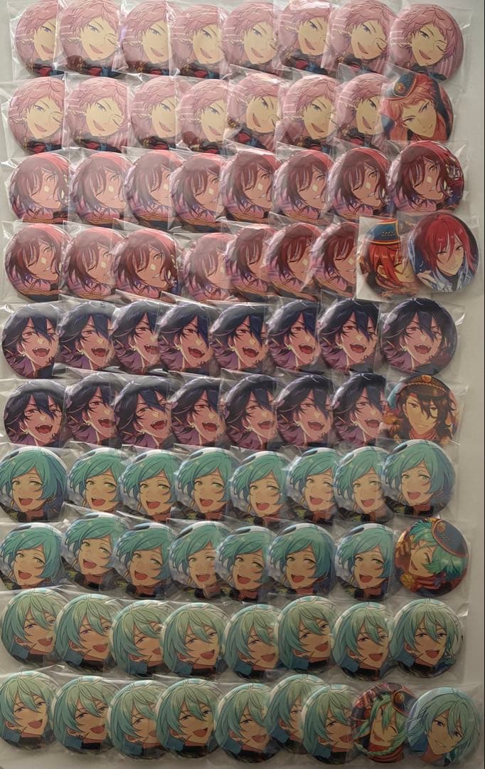 あんスタ　オルタード　缶バッジ　朔間零　逆先夏目　斎宮宗　日々樹渉　深海奏汰