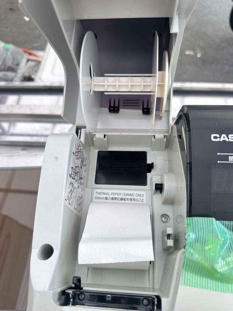 CASIO カシオ 電子レジスター レジ TE-M80 店舗 静音 プリンター