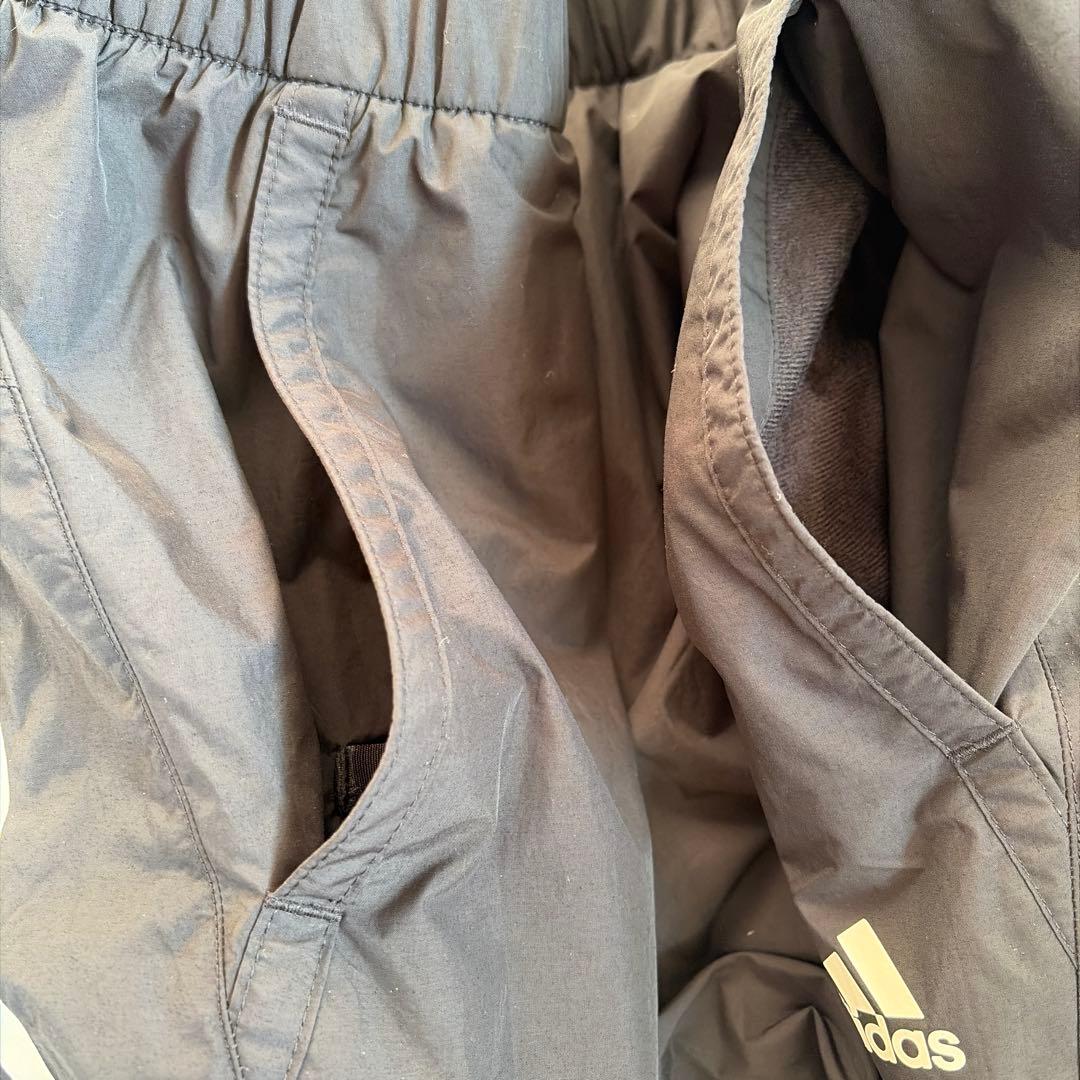 adidas ジャージ上下セット 黒 フード付き　レディース　S