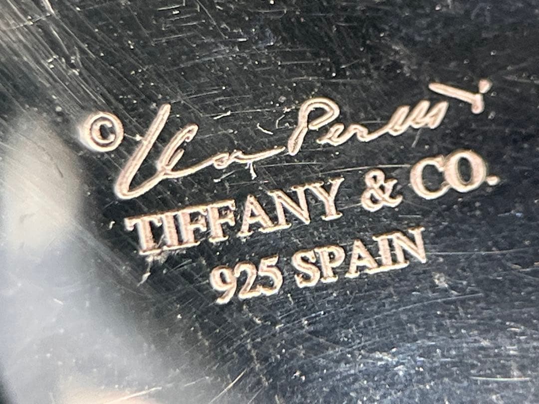 c380 希少　美品　ティファニー　ラージ　ティアドロップ　ブローチ　925