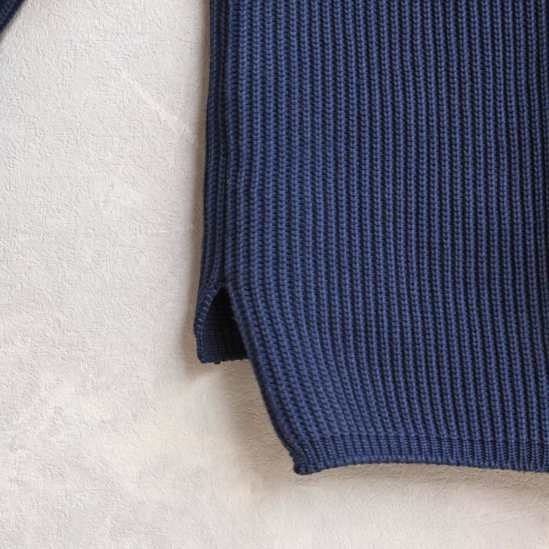 nanamica 5G Crew Neck Sweater 畦編み 春ニット