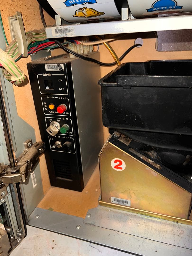 動作良好 パチスロ実機 山佐 キングパルサーエース 機 レトロスロット