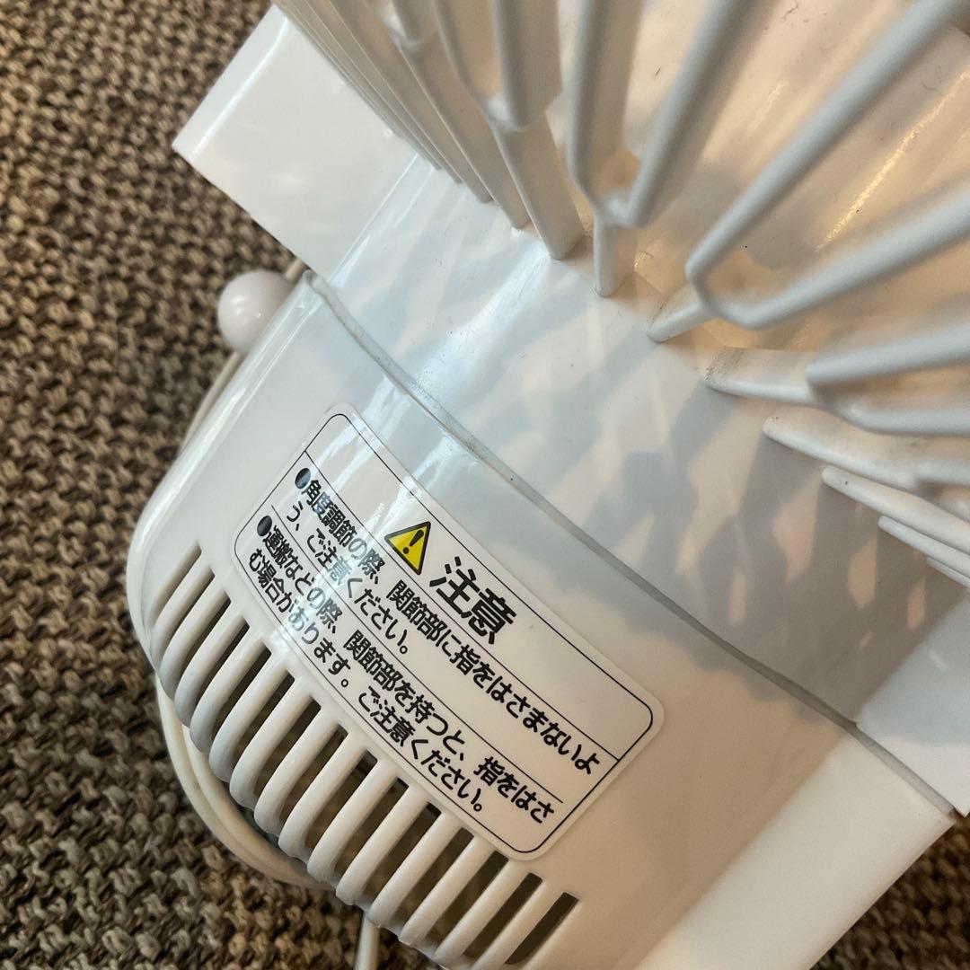 し*❌様 チャーミーキティ　扇風機　ピンク　06年製　羽根18㎝　風:強弱　首振