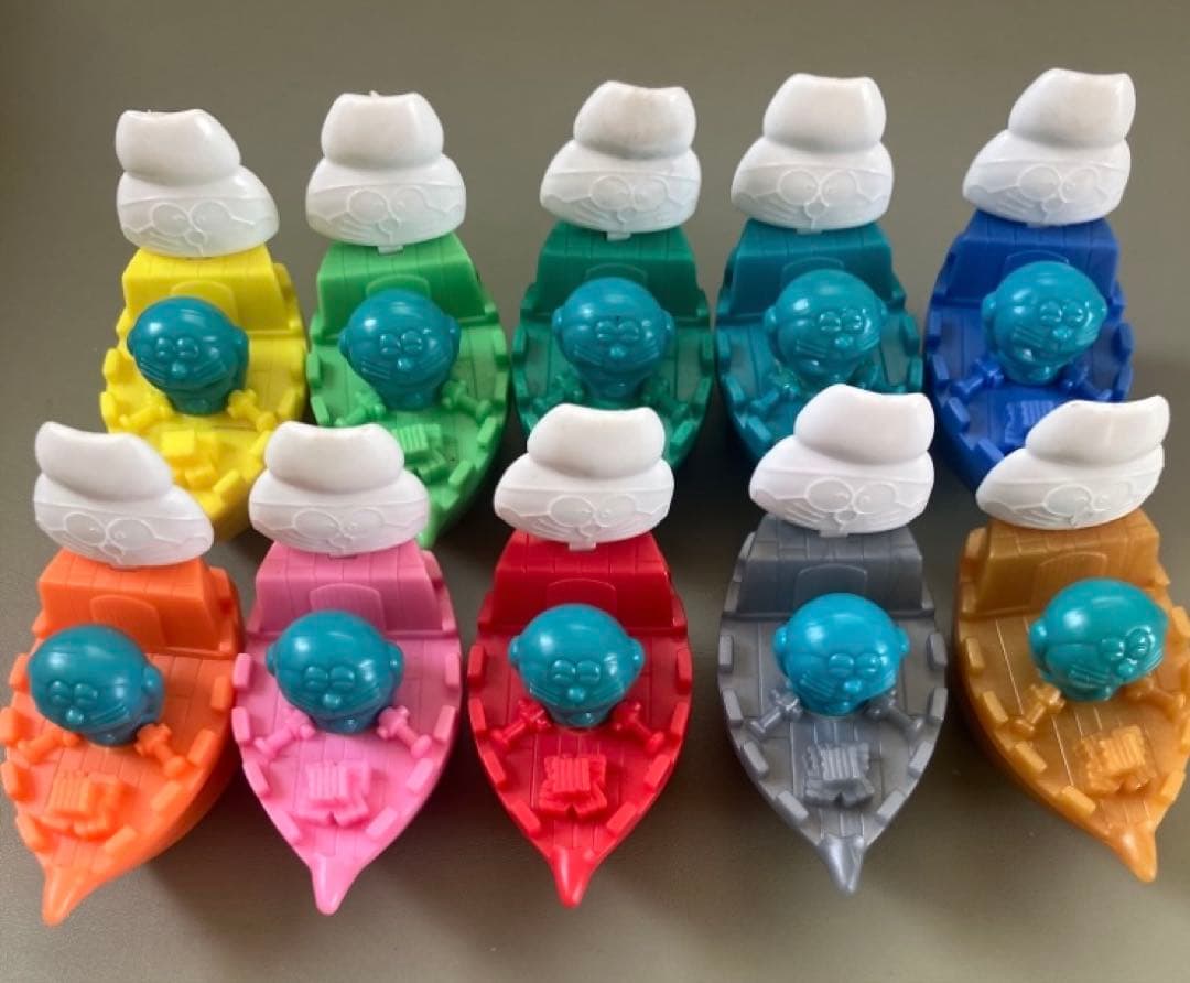 映画ドラえもん　特典おまけ　全10色フィギュアセット　レトロ　レア