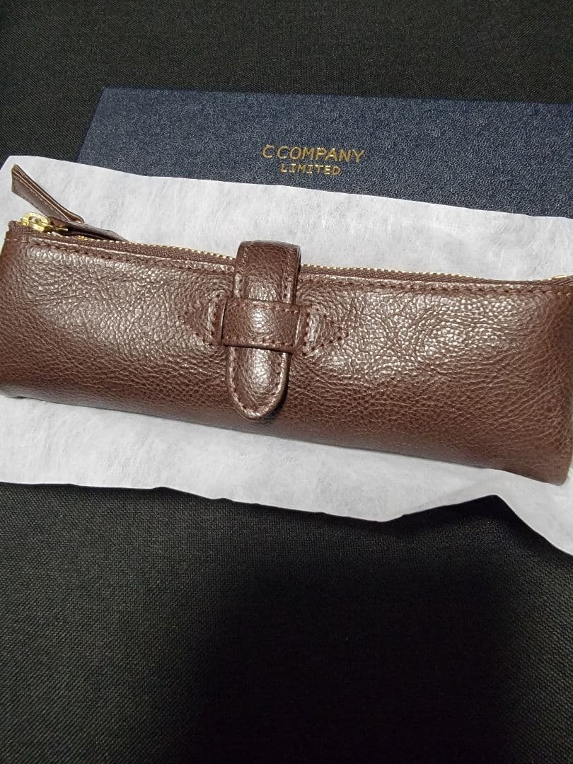 【極美品】ルポペンケース マヤブラウン Cカンパニー 本革 筆箱