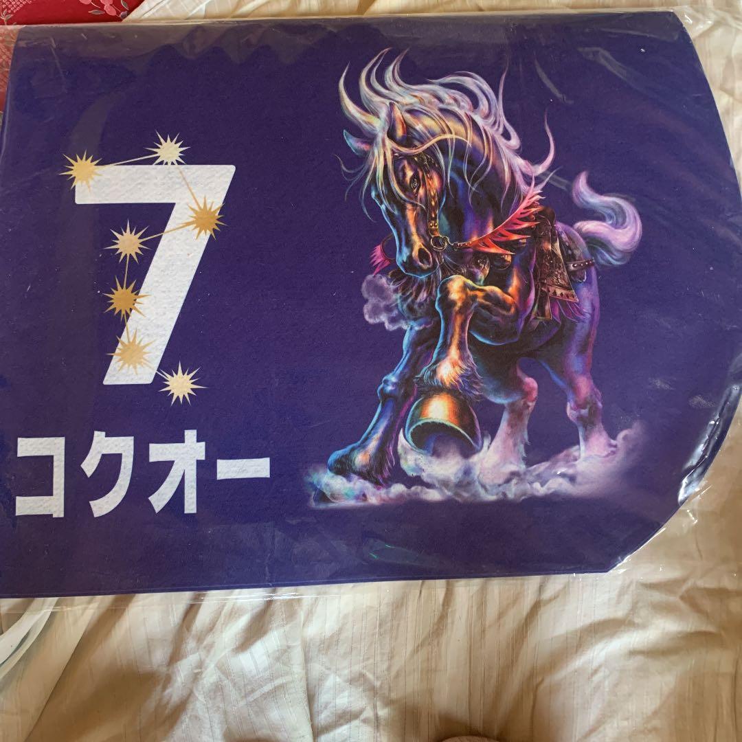 JRAと北斗の拳コラボコクオー号ゼッケン