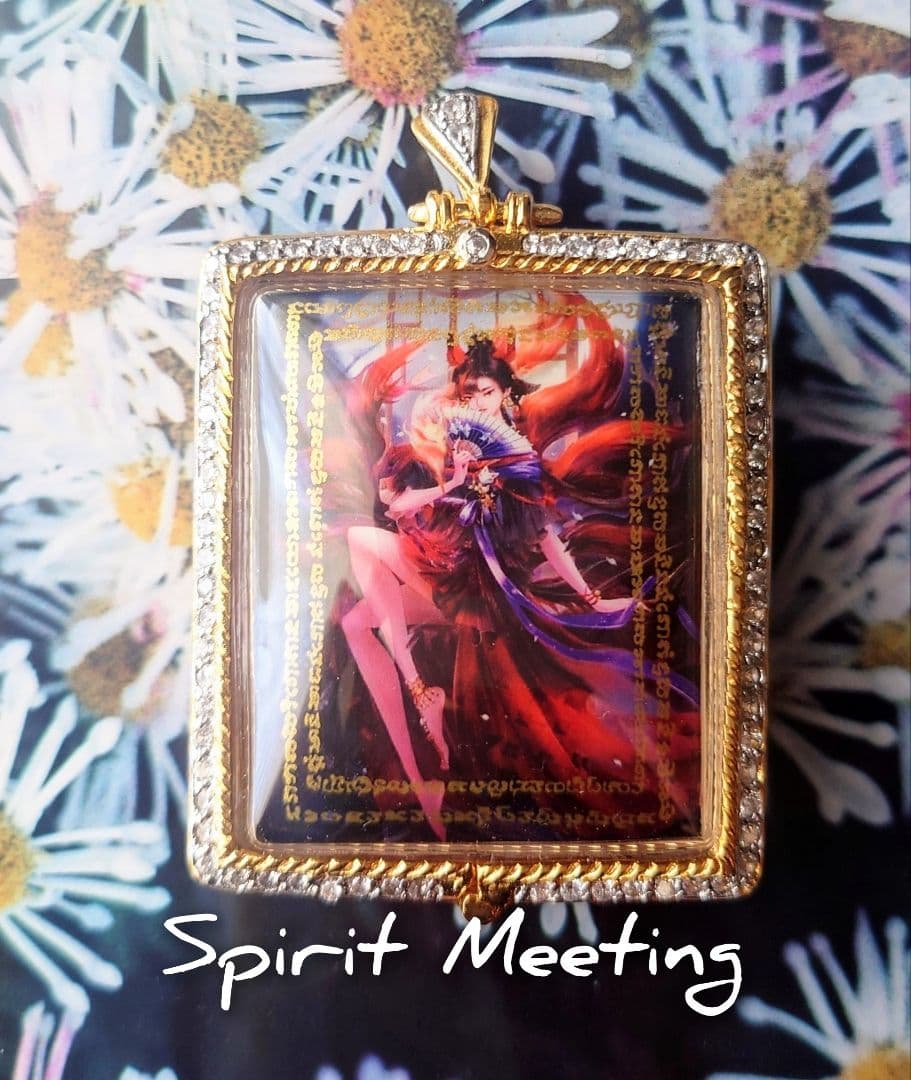 恋愛人縁幸運お守り　九尾狐女神仙T プラクルアン　恋愛 人縁 富 幸運