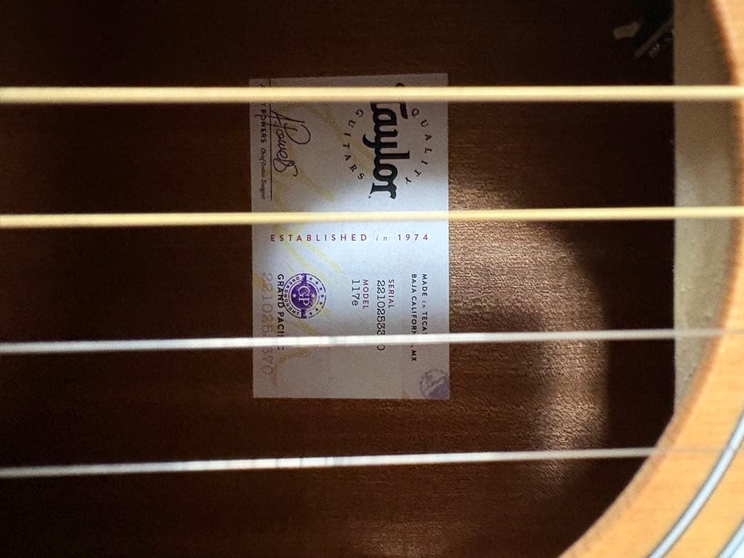 ギター Taylor 117e
