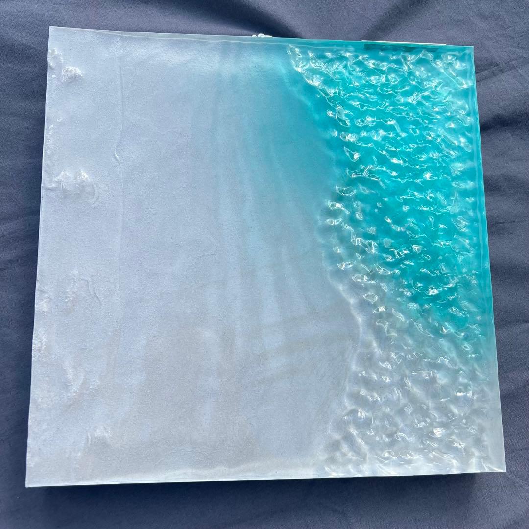 まなまなさん専用！大特価【美術館展示作品】波紋アート／30cmスクエアパネル