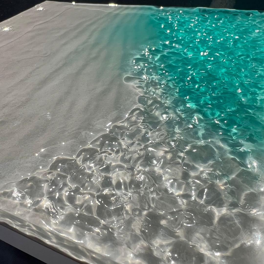 まなまなさん専用！大特価【美術館展示作品】波紋アート／30cmスクエアパネル