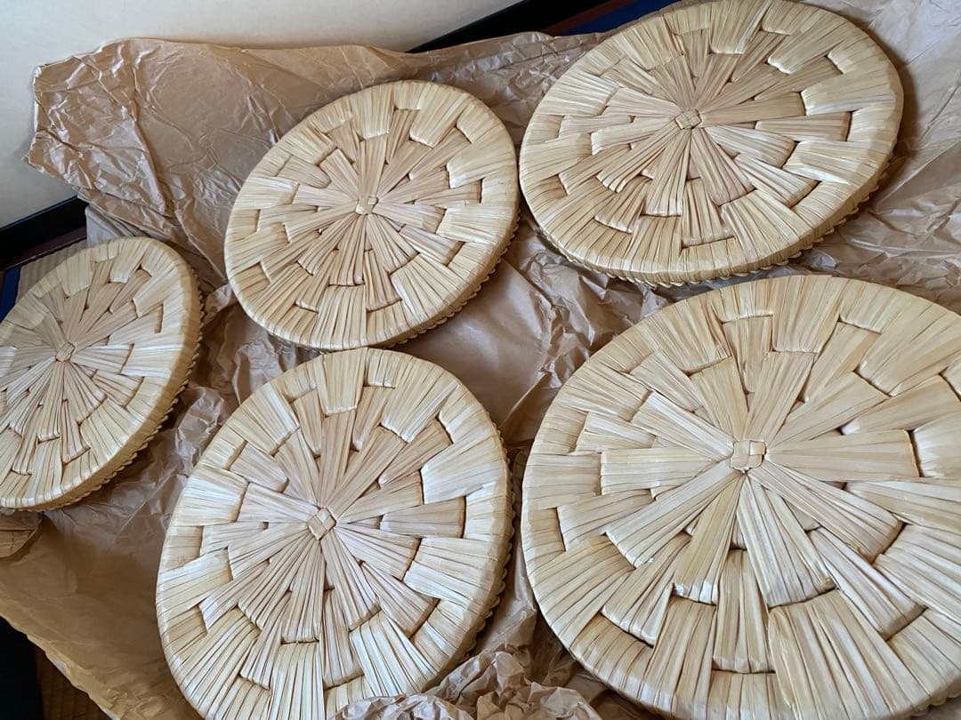 円座　未使用　五枚　紙箱入