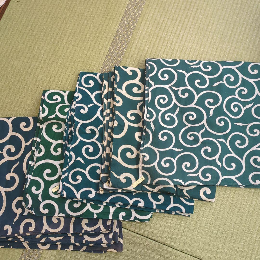 唐草柄　大判風呂敷　5枚セット