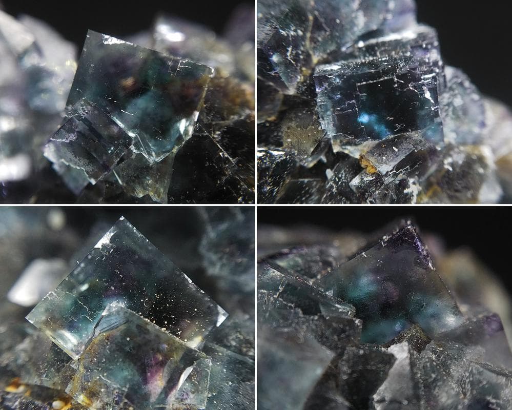 481 オコルス鉱山 フローライト クォーツ ブルーグリーン パープル