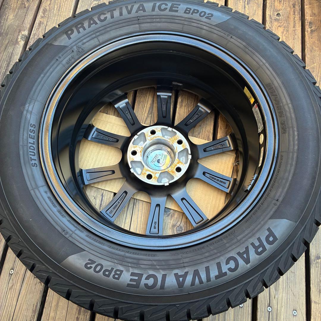 0721 スタッドレスPRACTIVA ICE BP02 ヨコハマ　ホイール付