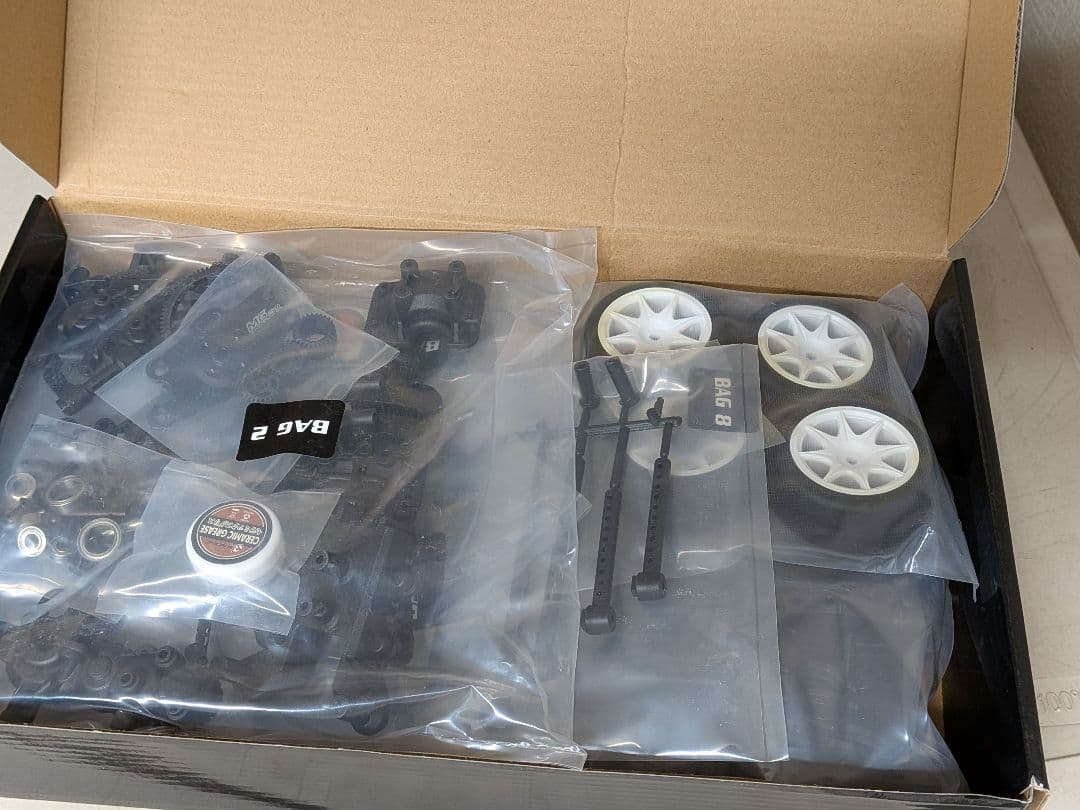 3racing MG EVO MINIシャーシ 未組み立て