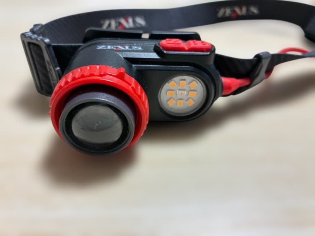 ZEXUS ヘッドランプ 黒・赤