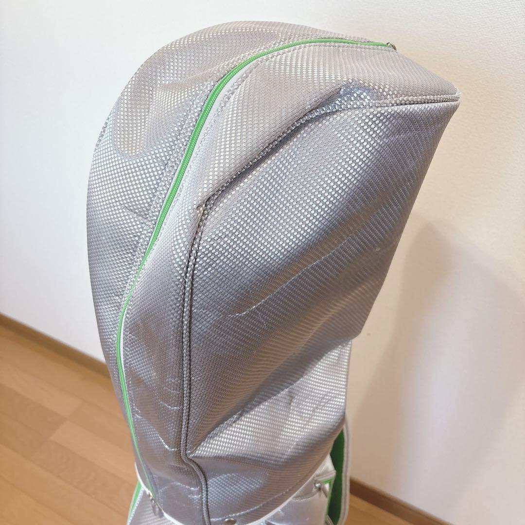 K424 美品！ドクロ 王冠 シルバー キャディバック