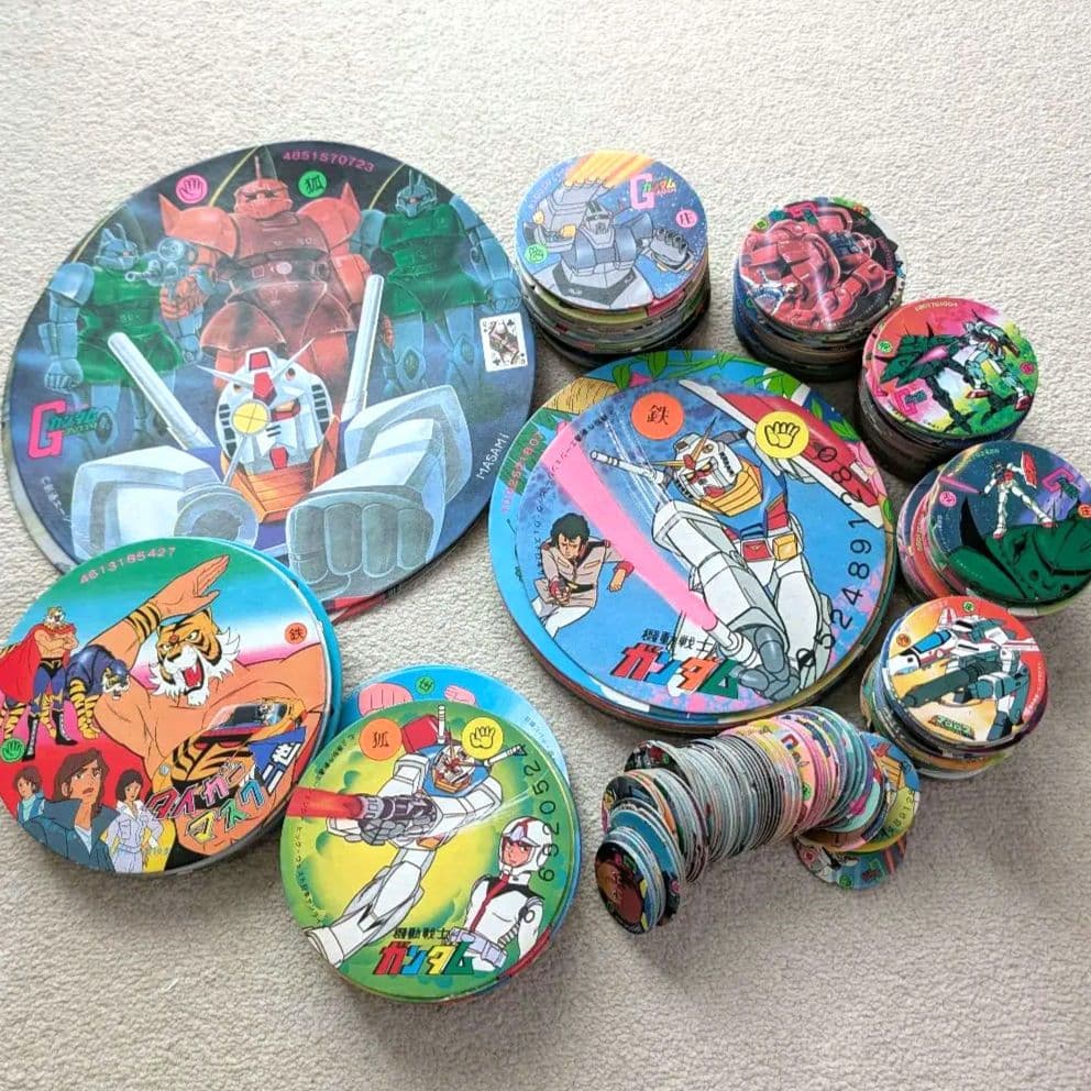 当時物 レア 昭和レトロ アンティーク メンコ めんこ 面子 カード 300枚