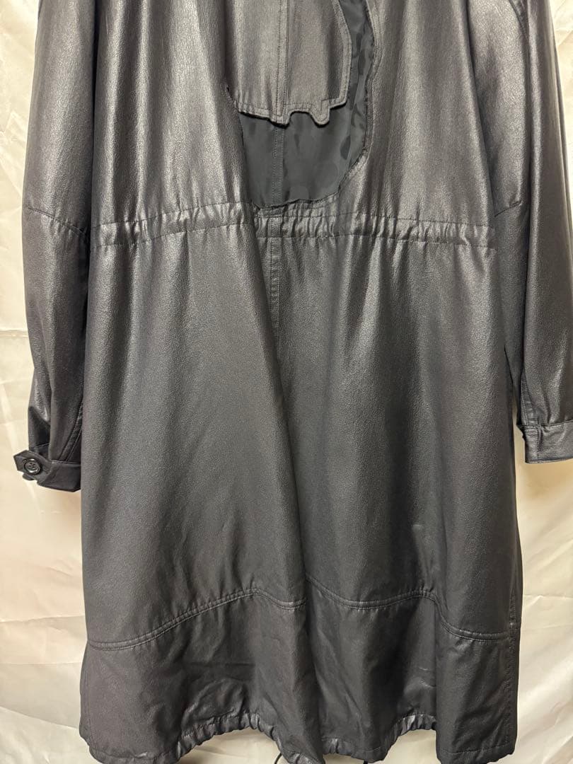 BLACK COMME des GARCONS◆モッズコート/XL/ブラック