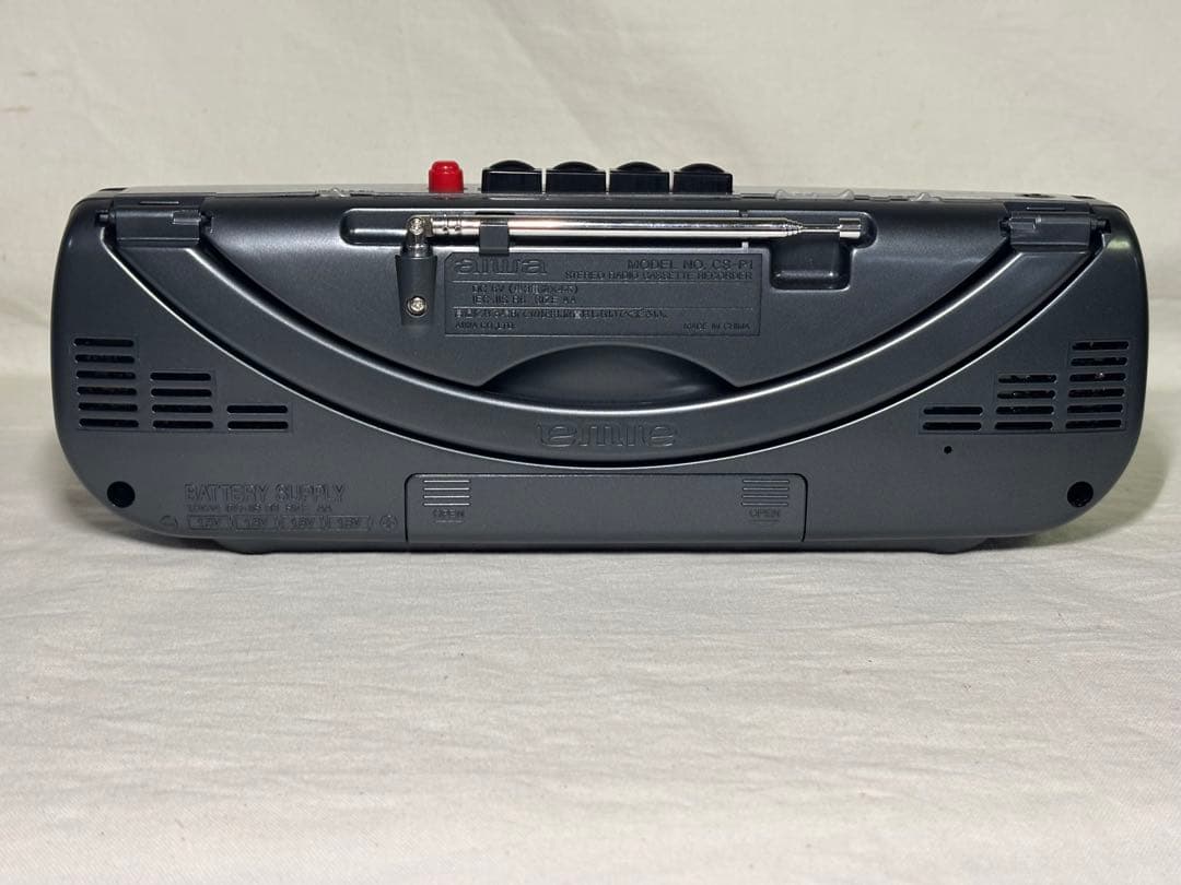 aiwa ステレオラジカセ CS-P1 販促用電飾看板 2点 アイワ