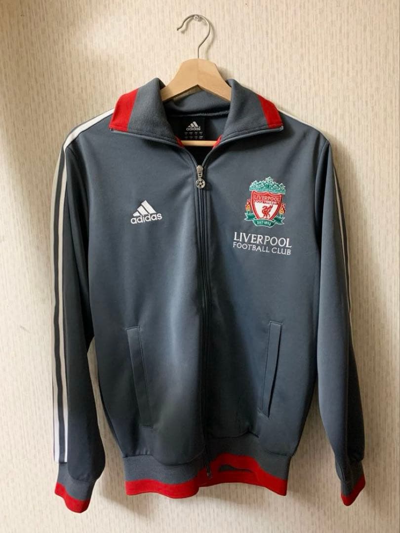 【希少】adidas リヴァプールFC ジャージ トラックジャケット グレー