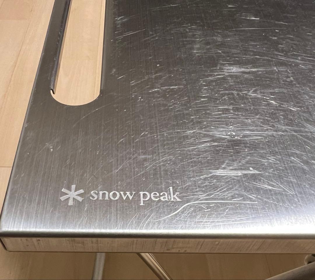  peak TAKIBI Myテーブルとステンレストレー 2点セット